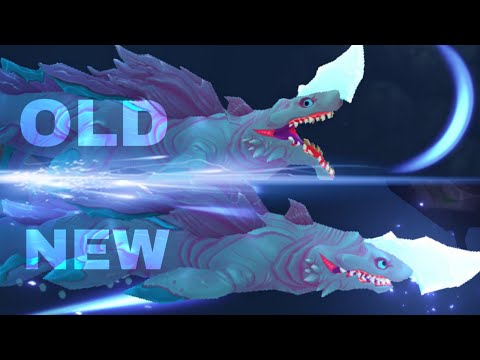 OLD LUMINITE VS NEW LUMINITE - Hungry Shark Evolution