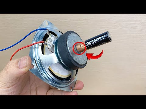 Millions of people don't know this secret😱! Put an old battery in your speaker and see what happens