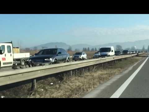 Unfall auf der A14 sorgt für Stau im Frühverkehr