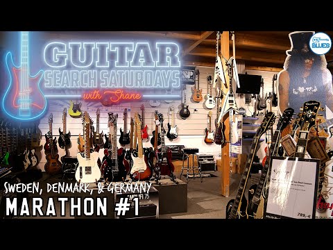 Guitar Search Saturdays MARATHON #1 - Sweden, Denmark, and Germany Guitar Shops