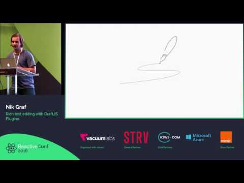 ReactiveConf 2016 LT - Nik Graf: Rich text editing with DraftJS Plugins