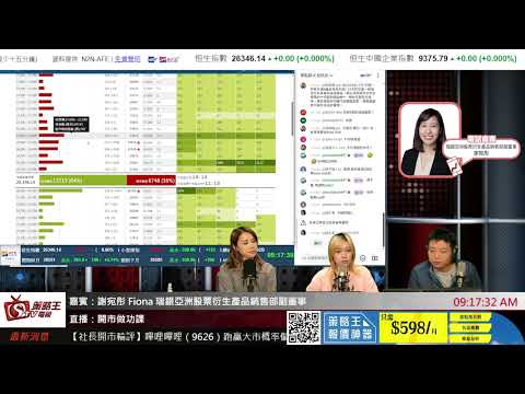 開市做功課｜K.Ho｜Joyee｜Athena｜Fiona｜2025年10月30日