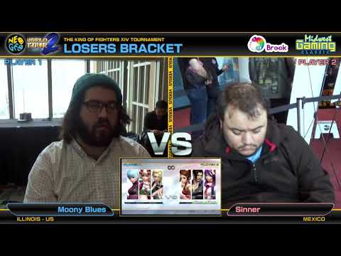 Moony Blues vs Sinner - KOF XIV Neo Geo World Tour Season 2 Milwaukee Stop Losers Round 2