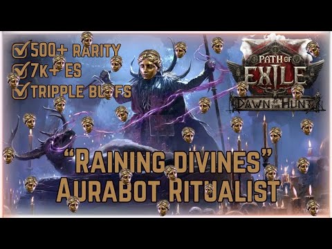 I Don’t Do Damage... But I Make LOOT RAIN 🌧️ | 500% Rarity Aurabot in PoE2 :Dawn of the Hunt