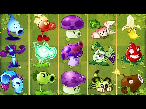 Pvz 2 Gameplay - 8 Best Pair Plants Challenge - Which Team Plants Will Win ？- Plant Vs Plant