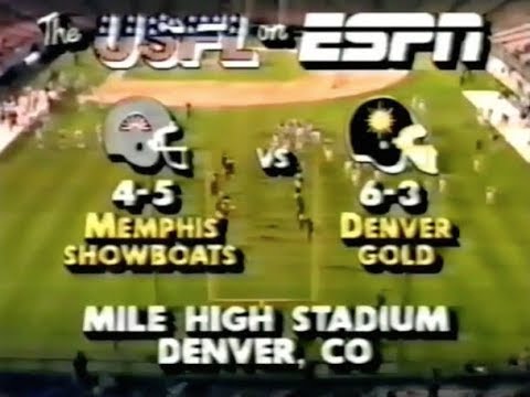 1985 USFL Week 10 - Showboats vs. Gold