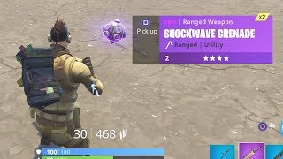 *NEW* Shockwave Grenade Gameplay! How They Work in Fortnite Battle Royale!