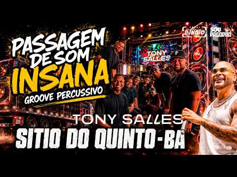 TONY SALLES | Passagem de som + Apresentação dos Músicos | SITIO DO QUINTO - BA #percussion