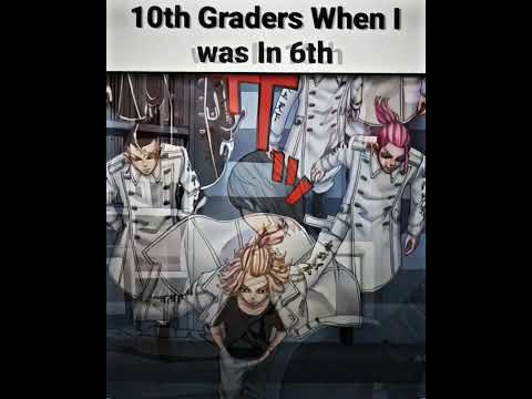 10th class When I Was In 6th🔥🗣️ || tokyo revengers manga edit || #tokyorevengersviral #mikey #draken