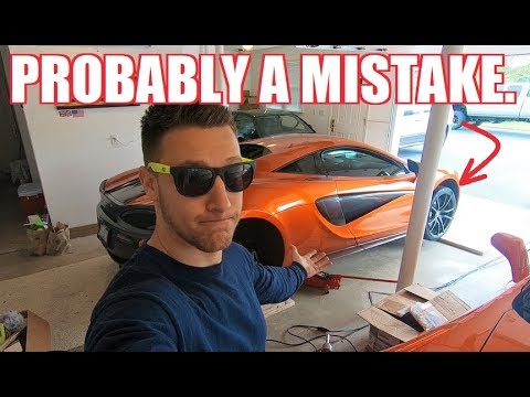 Working on my McLaren BY MYSELF... ECU Removal is NOT What You'd Expect