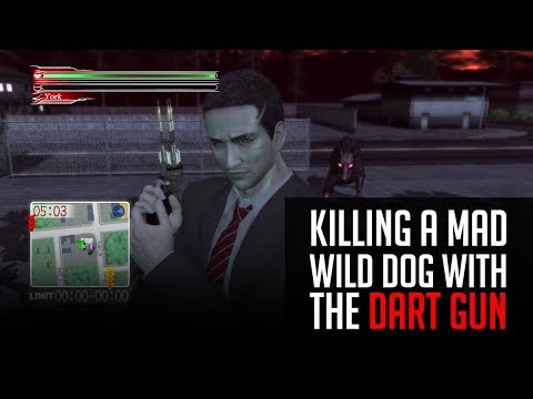 Deadly Premonition The Director's Cut - Killing a Mad Wild Dog with the Dart Gun