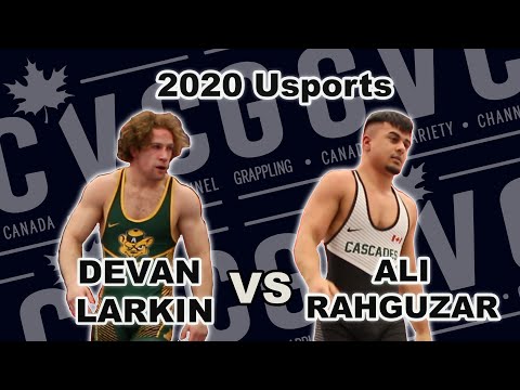 2020 USPORTS - 68KG Ali Rahguzar vs Devan Larkin