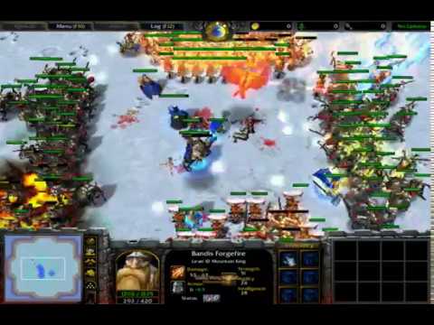 150 Troll Witch Doctor vs Human Melee Units & Heroes (Fully Upgrade) 1080p