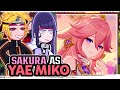 2x Naruto And His Friends Reacting To Sakura As Yae Miko Bielly Inagaki