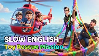 Toy Rescue Mission | Easy English Listening Practice for Beginners (A1 - A2 Level)