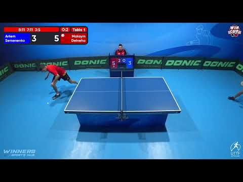15:30 Artem Semenenko 0-3 Maksym Deineha West 3 WIN CUP 17.11.2022 | TABLE TENNIS WINCUP