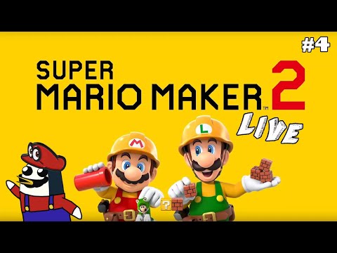 Playing viewer Levels with new Animation - Super Mario Maker 2 Live