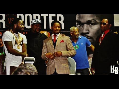 Adrien Broner continues to trash talk to Team Porter at Final Press Conference