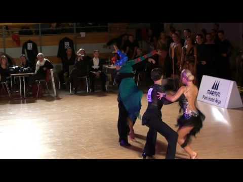 Latvia Open 2011 WDSF International Open LA Vjaceslav Visnakov - Tereza Kizlo 1.8fin rumba