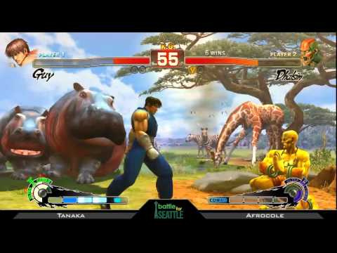 Battle For Seattle SSF4 Singles Losers Final - Tanaka vs Afrocole