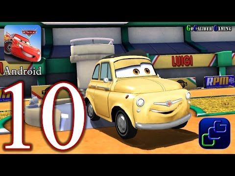 Cars: Fast as Lightning Android Walkthrough - Part 10 - Luigi Race Track