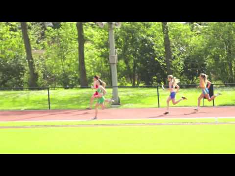 Estafette PAC Meisjes junioren A , eerste competitiewedstrijd 2012