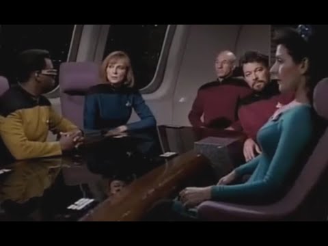 Watch Picard's combadge pop off when he tucks his uniform lol ( fan made not me )