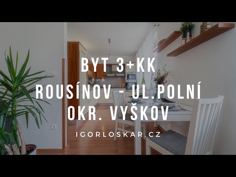 Video z << Prodej bytu 3+kk, 70 m2, Rousínov >>