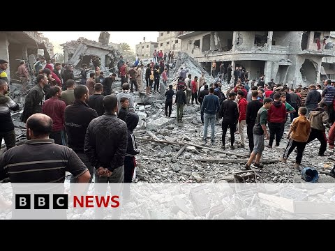 Video | Israeli strikes on north Lebanon and Gaza kill dozens, officials and rescuers say | BBC News