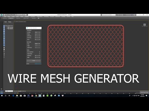 HODIDU STUDIO -  HƯỚNG DẪN WIRE MESH GENERATOR ( TẠO LƯỚI THÉP )