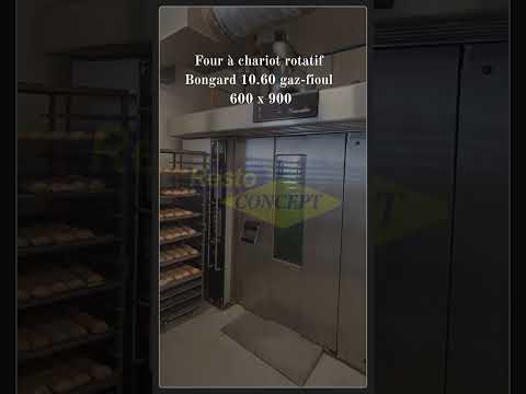 video 1, Four à chariot rotatif Bongard 10.60 gaz-fioul
