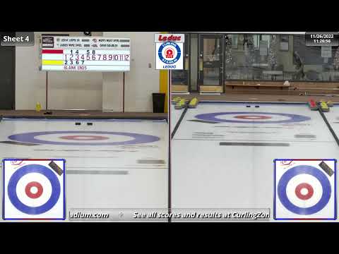Walczak/Augustyniak vs. Fellman/Kovalchuk - Draw 3 - Curling Stadium Alberta Curling Series Doubles