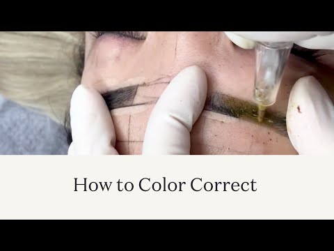 How to Color Correct Cool Brows - Ombre Brow Course Preview