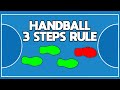 🤾‍♀️ HANDBALL Rules - Three Steps Rule