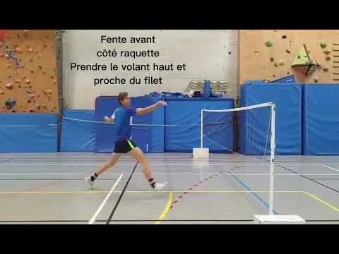 Contre-amorti côté coup droit