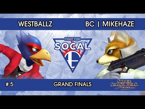 Fight For SoCal 5 - Westballz (Falco) VS beastcoast | MikeHaze (Fox) - SSBM - Grand Finals