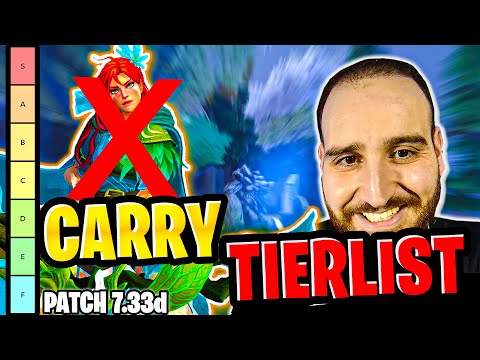 The Best Carrys In Dota 7.33d