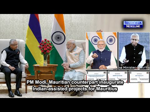 PM Modi, Mauritian counterpart inaugurate Indian assisted projects for Mauritius