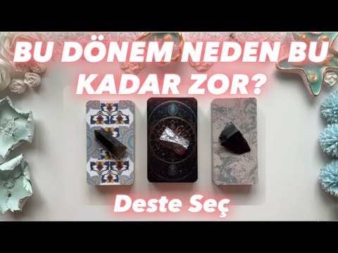 BU DÖNEM NEDEN ZOR? | Arkadaki Gizli Sebepler ve Geleceğe Dair İpuçları!  | 3 Desteli Tarot Açılımı🔮