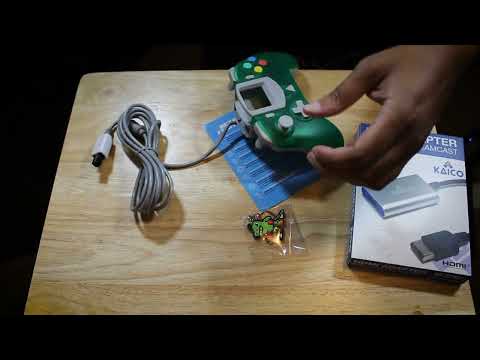 Retro Fighters Striker DC Gamepad & Kaico HDMI Adapter for Dreamcast Unboxing & Review