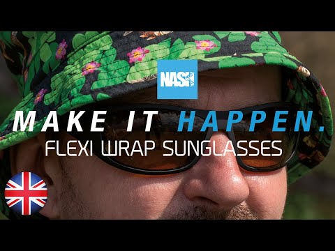 Nash Make It Happen Flexi Wrap Polarised Sunglasses Smoked Grey Lens