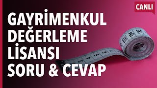🔴  Üniversite Adayları Özel: Gayrimenkul Değerleme.. Canlı Yayın #18