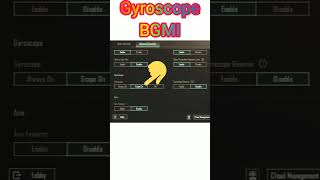 BATTLEGAROUNDS MOBILE INDIA ME GYROSCOPE KAISE ON KARE || HOW TO USE GYROSCOPE IN BGMI #shorts 🔥🔥