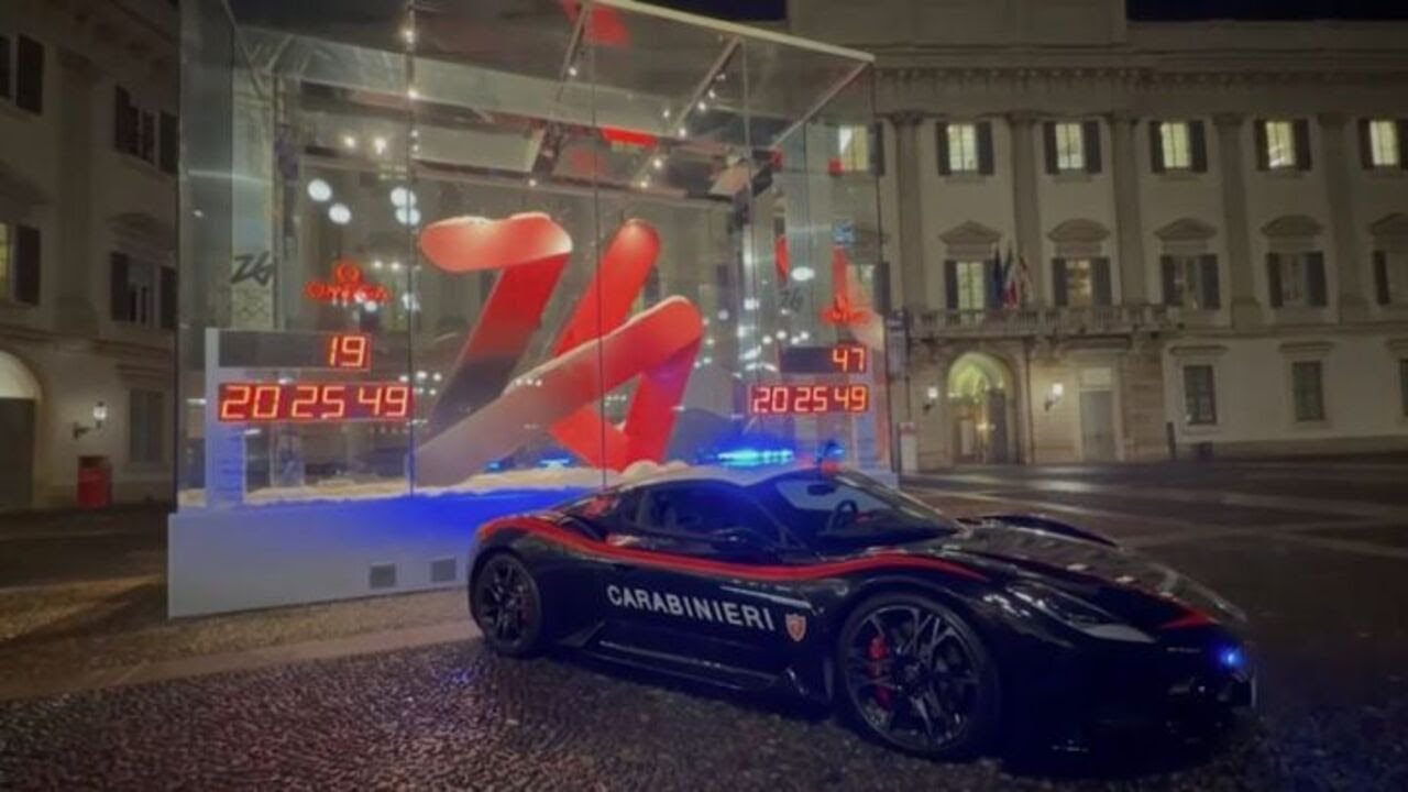 Milano Cortina, la Maserati dei Carabinieri pronta al servizio