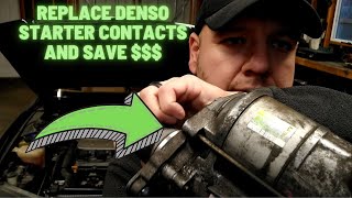 How to replace contacts on a Denso starter (Toyota, Lexus, Honda, Acura, Chrysler).