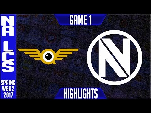 Fly Quest vs Team Envyus Highlights Game 1 - NA LCS W6D2 Spring 2017 - FLY vs NV G1