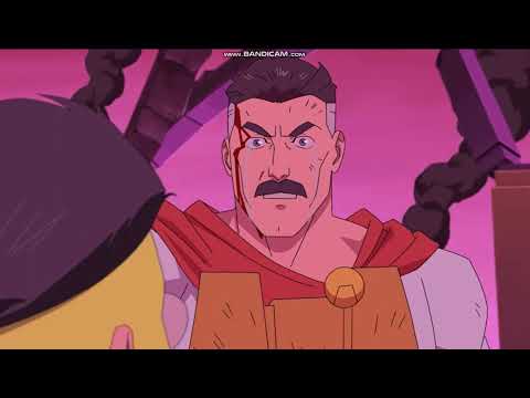 Omni-Man Mourns The Thraxans