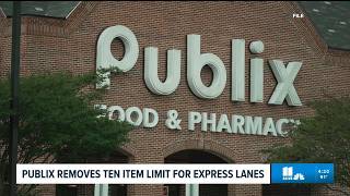 Publix removes 10‑item limit from express checkout lanes