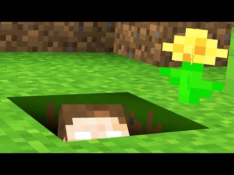FOUND HEROBRINE SECRET BASE in Minecraft (NEVER Dig Straight Down)