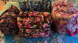 Vera Bradley Travel Bags Comparison | Features | How much can they fit | Artisan Rumi